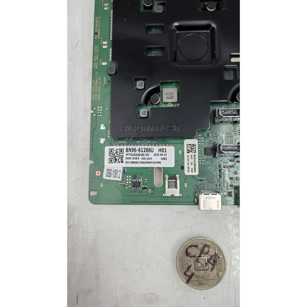 Samsung UN75U8000FF TV Television Main Video Board BN96-61266U